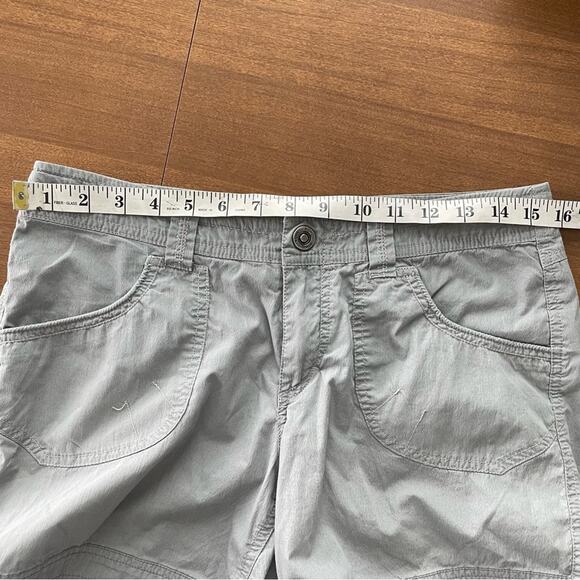 Kuhl | Womens Kontra Mid Rise Outdoor Shorts Grey Hiking Camping Athletic Size 6 - Picture 12 of 12